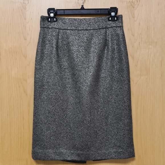 J. Crew Shimmer Wool Pencil Skirt size 4